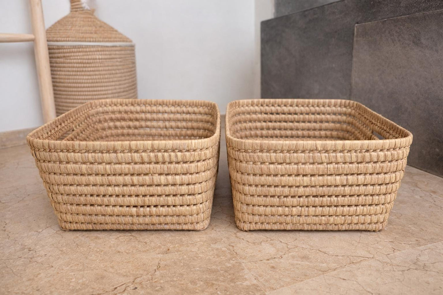 SWANN- Panier de rangement en fibres tressées