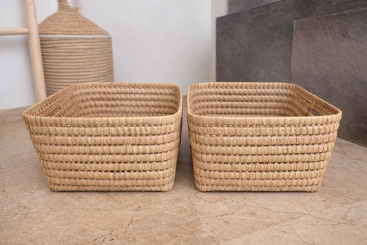 SWANN- Panier de rangement en fibres tressées