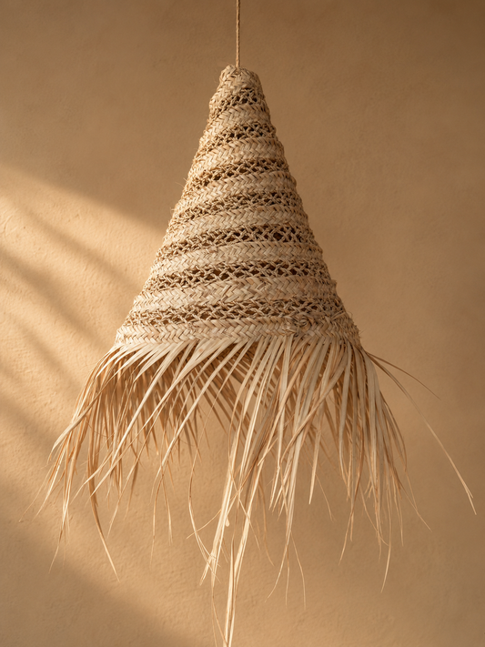 LUNA- suspension tressée palmier extérieur ou intérieur