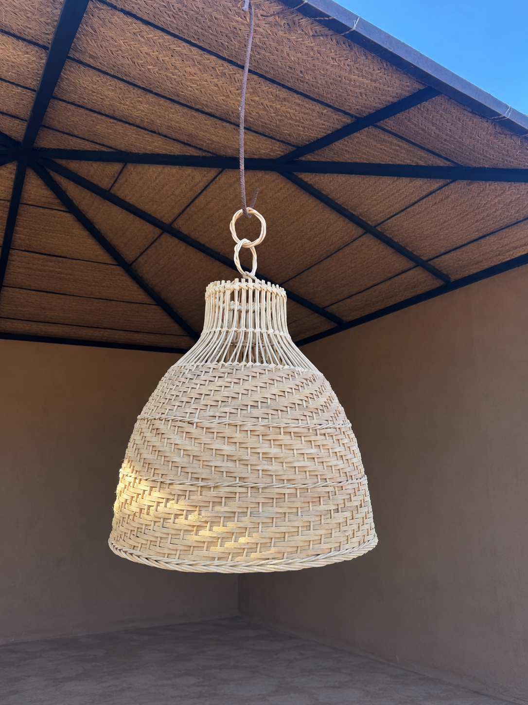 RIVA- suspension en rotin extérieur ou intérieur