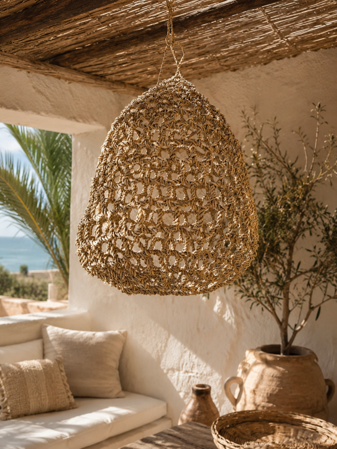 MILA- suspension crochetée intérieure ou extérieure